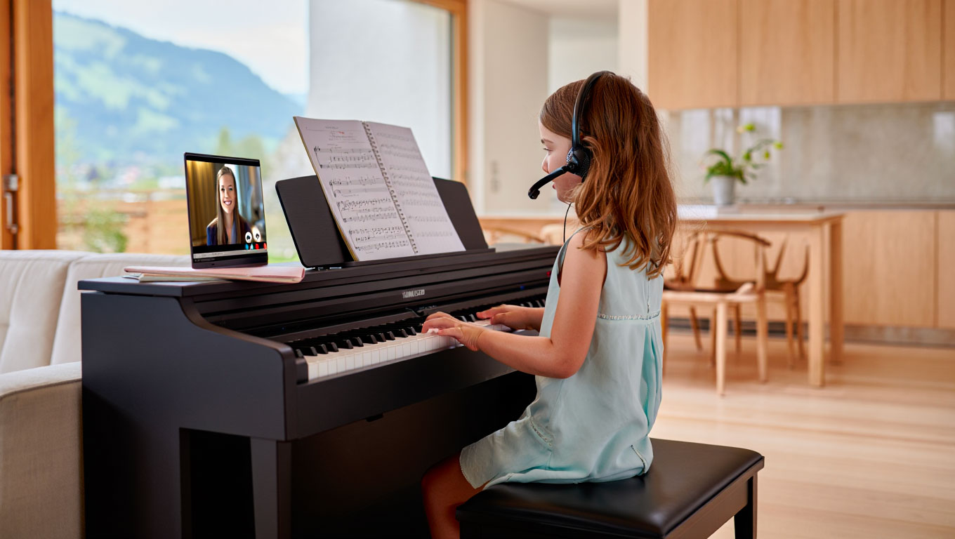 Cours de piano en ligne pour enfants en Suisse