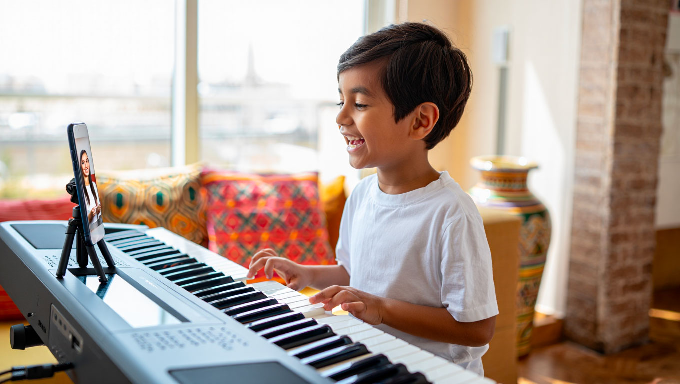 Cours de piano en ligne pour enfants en Tunisie