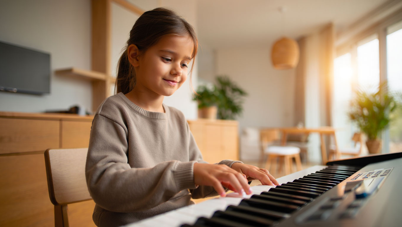 Online piano lessons for children in Germany