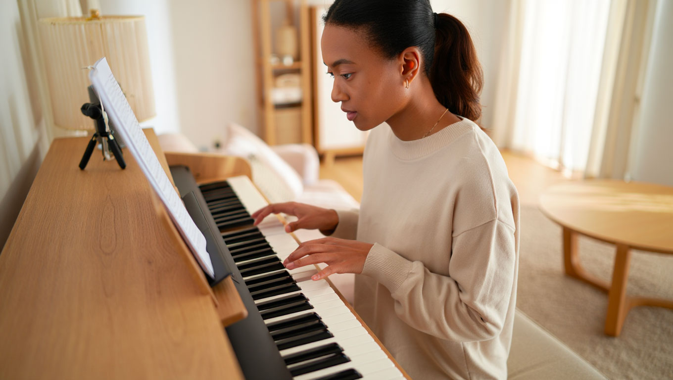 Cours de piano en ligne pour adultes en France