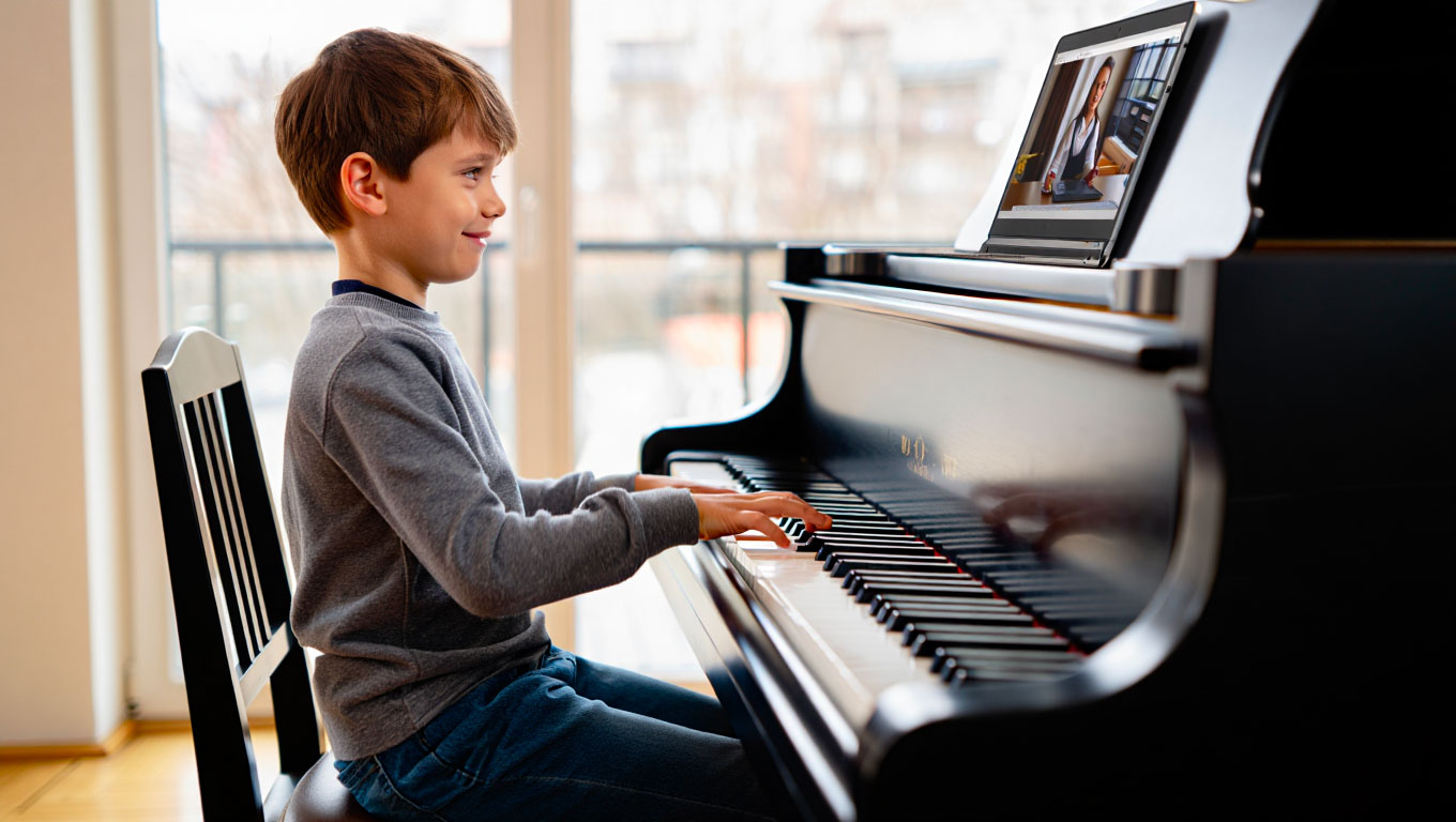 Cours de piano en ligne pour enfants en Pologne
