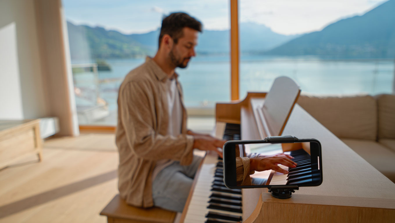 Cours de piano en ligne pour adultes en Suisse