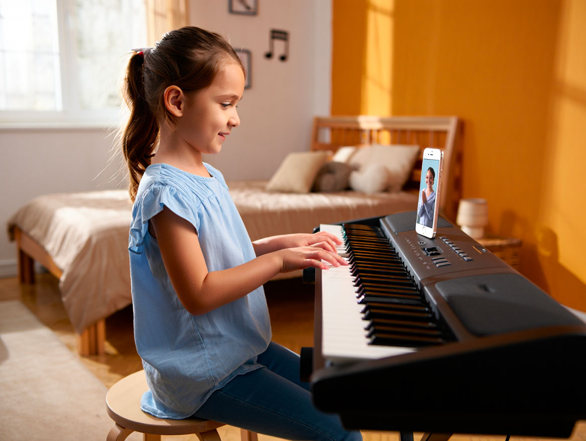 Cours de piano en ligne pour enfants