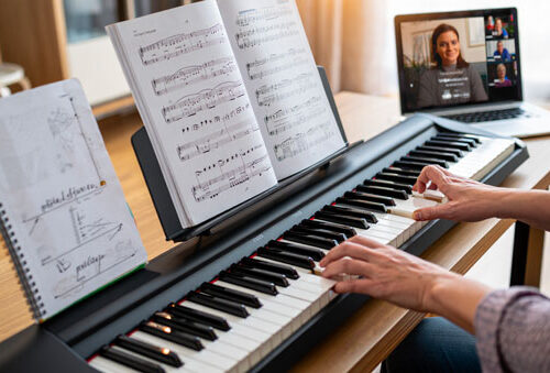 Abonnement mensuel illimité + solfège - cours en ligne