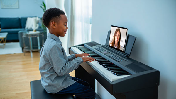 Cadre rassurant et bienveillant pour le cours de piano en ligne