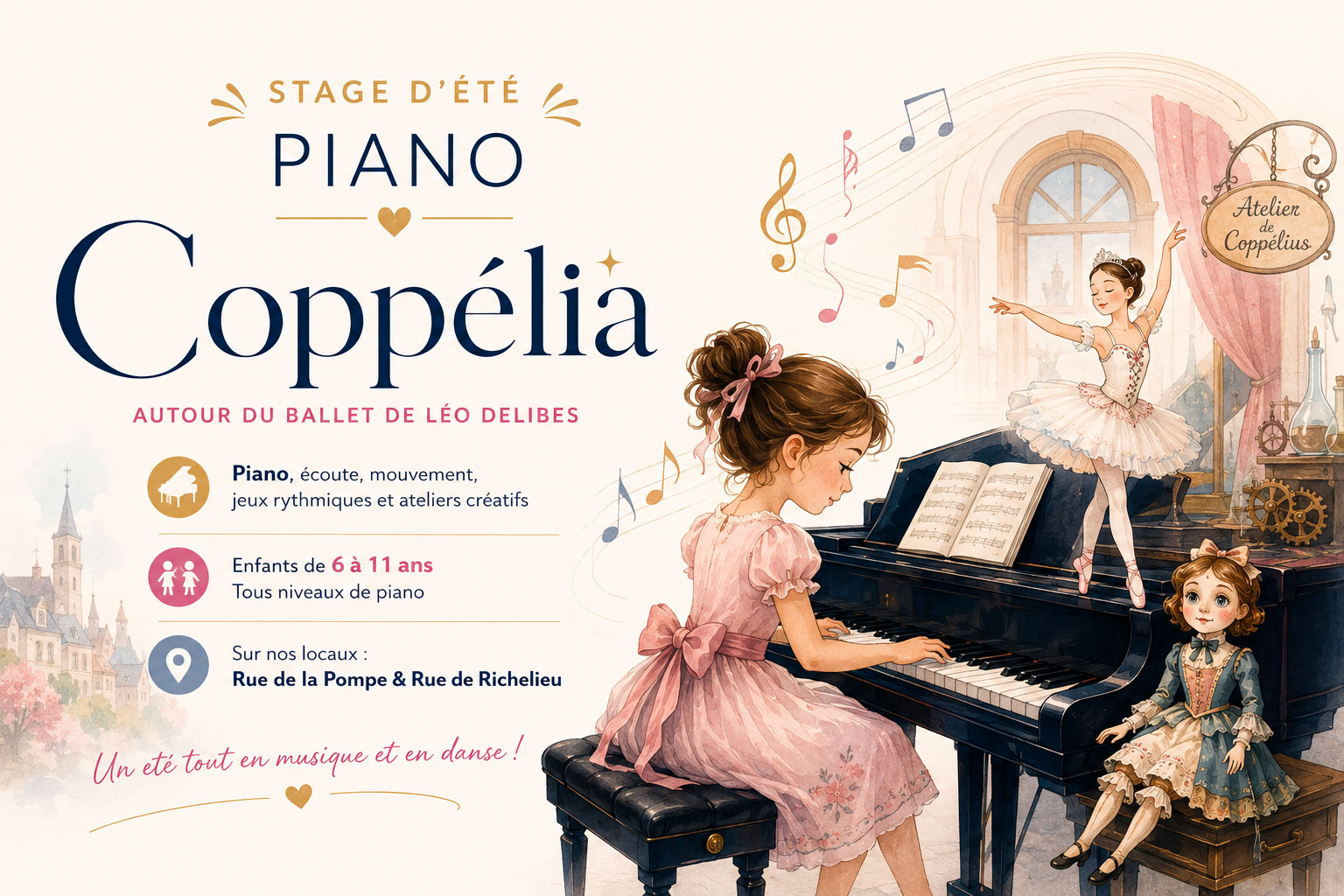 Summer Piano Camp Coppélia - Piano Académie